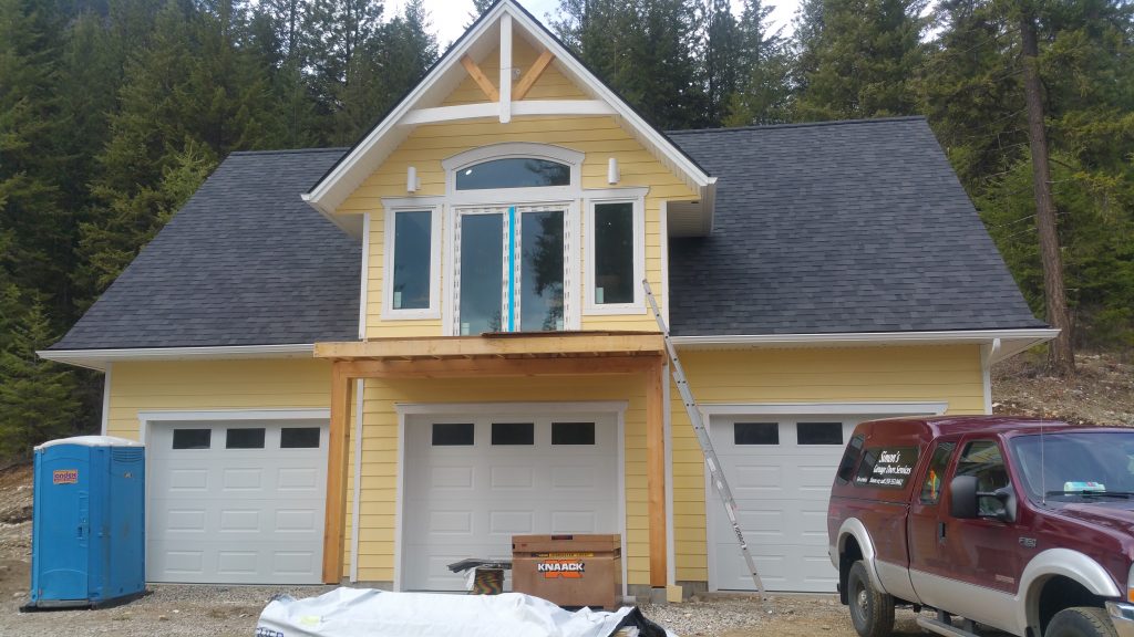 Installing Doors for a Three Car Garage